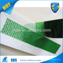 tamper proof sealing tape from china biggest security tape manufacture ZOLO